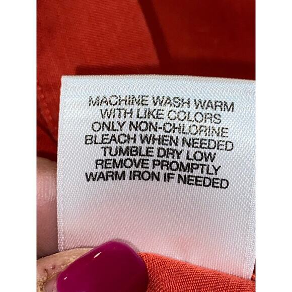 Daniel Cremieux Mens Coral Color Silk/Linen Blend Sport Shirt Sz XXL - Picture 5 of 6